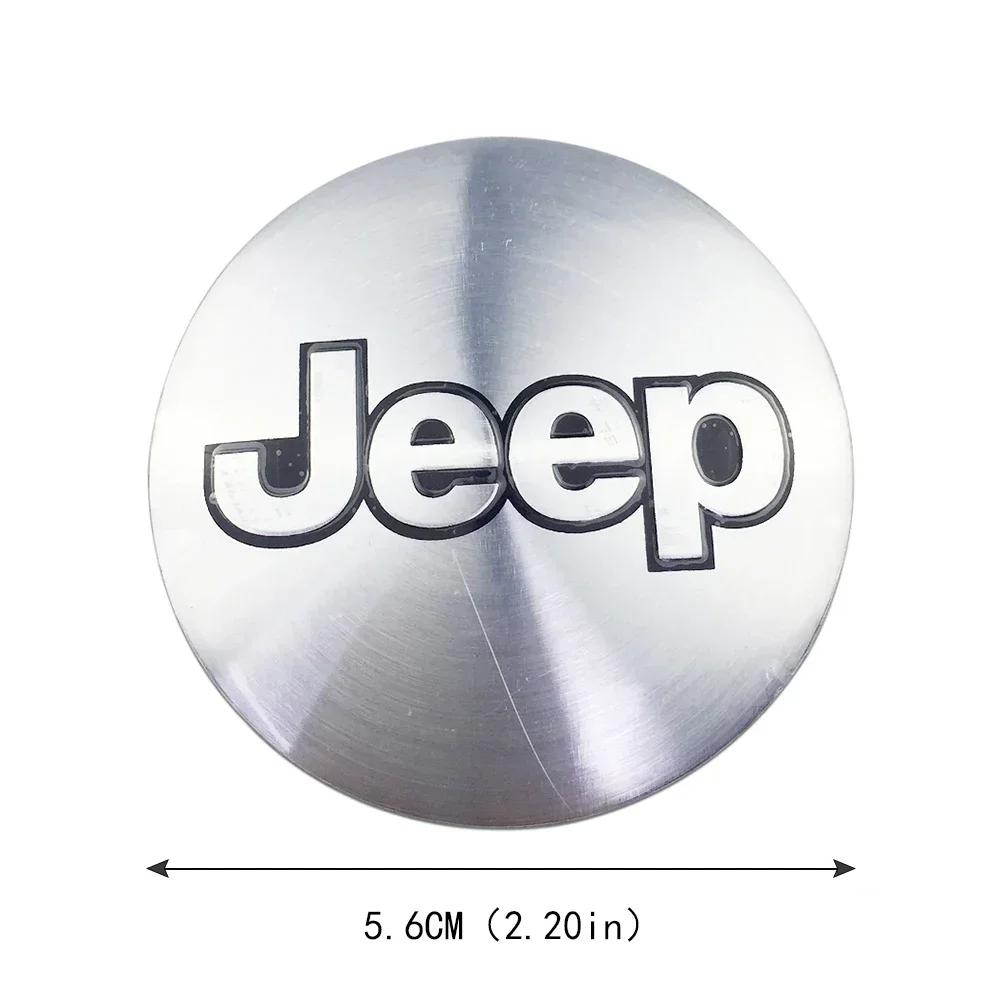 4 шт. Наклейки на центральные колпачки ступиц колес для Jeep Grand Commander Cherokee Patriot Wrangler Grand Cherokee Renegade Liberty Декор