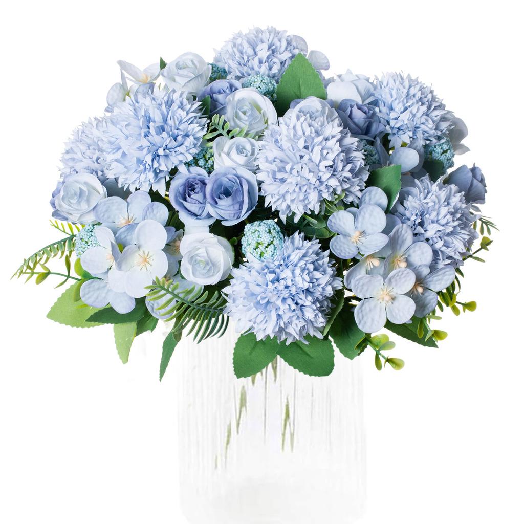 1 шт. Роза хризантема Шелковые Искусственные Цветы Для Свадьбы Дома ваза Рождественский Венок вечеринка в саду DIY подарок Украшение Горячие продажи