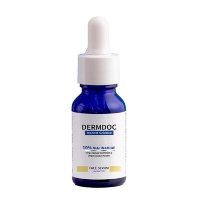 DermDoc 10% ниацинамидная сыворотка для лица, 30 мл | Все типы кожи | Контролирует выработку кожного сала | Сужает поры | Помогает уменьшить гиперпигментацию и возрастные пятна