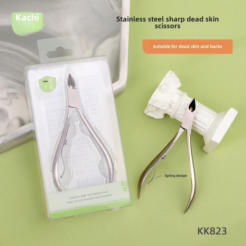 Кусачки для ногтей и ножницы для удаления омертвевшей кожи Kaqi Duoduo из нержавеющей стали - маникюрный инструмент KK823