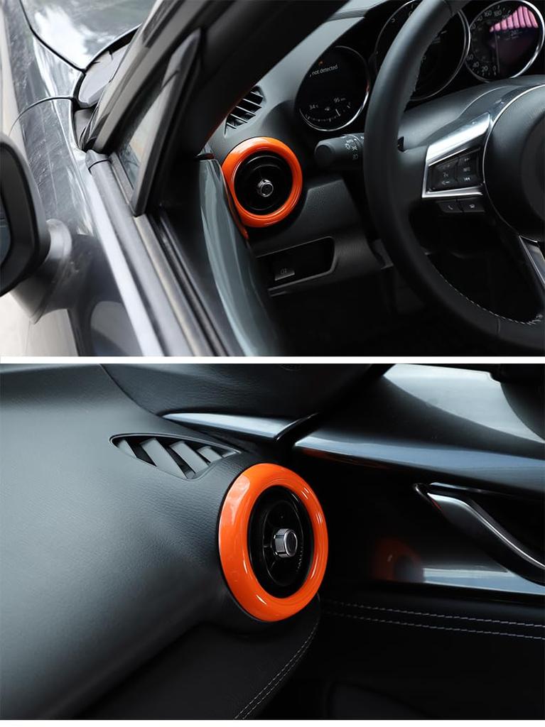 Hcilloend Применимо к новой серии Mazda Roadster RFND 2016-2024 Крышка выходного отверстия кольца кондиционера Кольцо выходного отверстия воздуха Крышка выходного отверстия кондиционера M