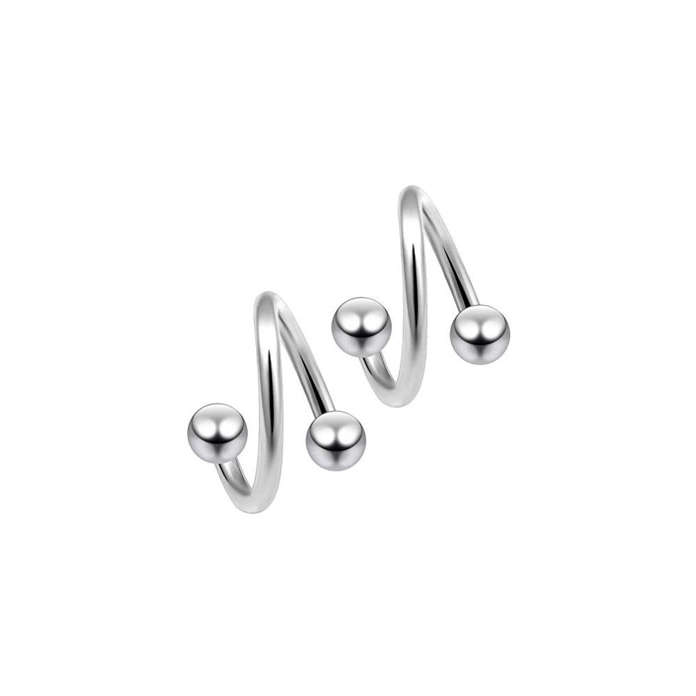 Stainless Steel Barbell Lips Ring Body Piercing Jewelry Helix Tragus Piercing Cartilage Earring