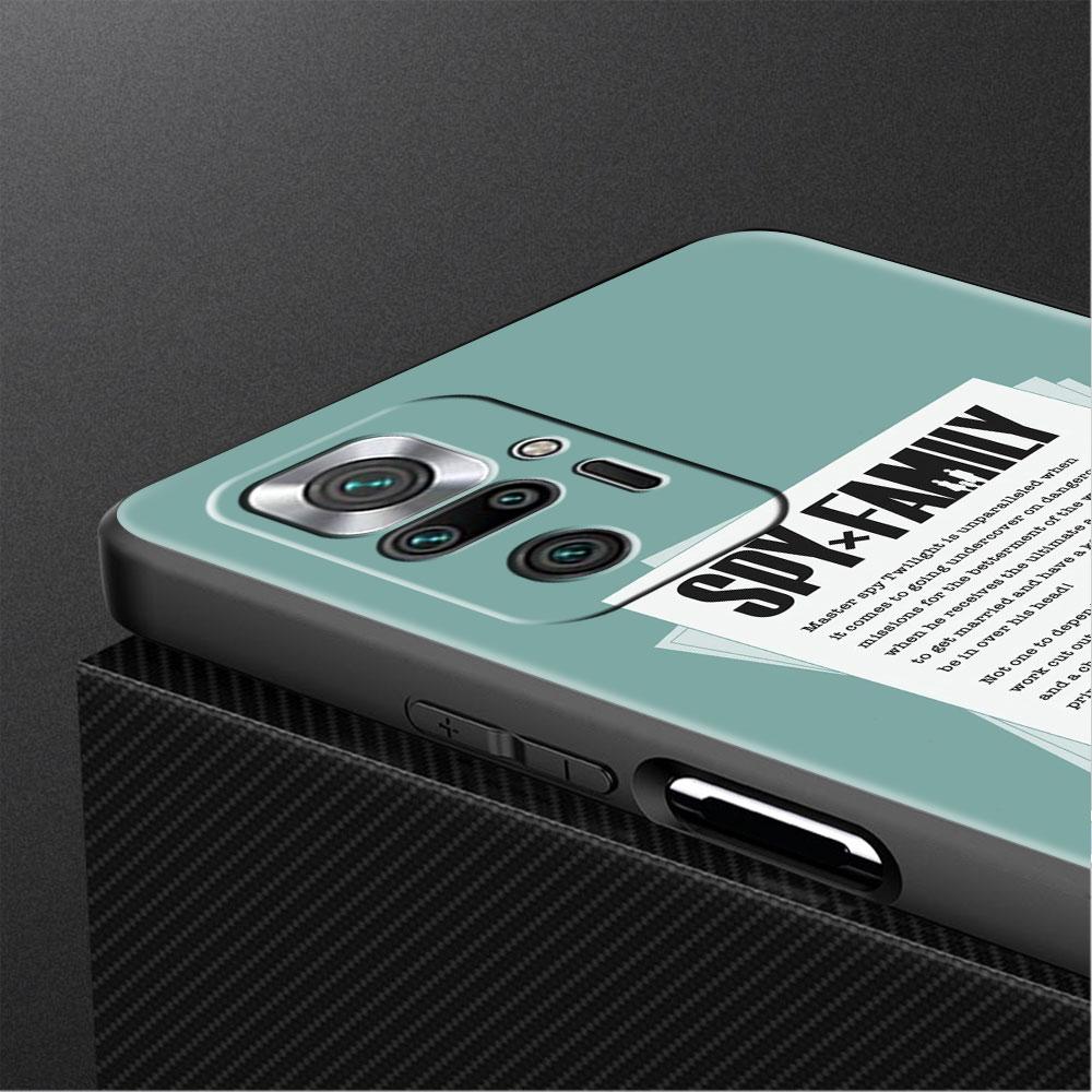 Чехол для Xiaomi Redmi Note 10 9 11 Pro Мягкий чехол для телефона 10S 9S K40 8 9A 9C 9T 7 10C 8T Силиконовый чехол SPY×FAMILY Аниме Оболочка Sac