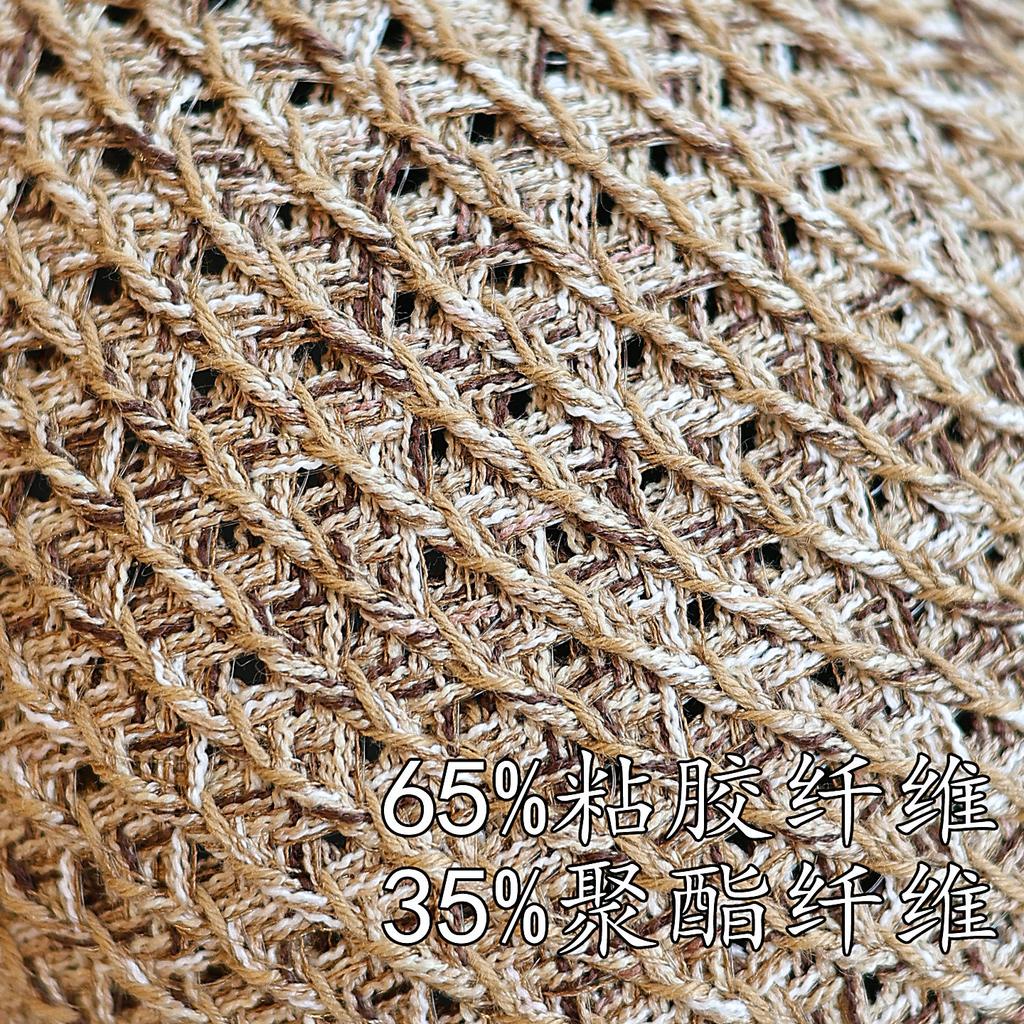 Retro mixed color hollow woven beret spring and summer side pleated literary atmosphere painter hat woman