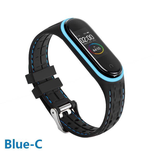 Ремешок для Mi band 7 6 5 Браслет Спортивный ремень Силиконовый ремешок для часов замена Браслет для умных часов для Xiaomi mi band 3 4 5 6 ремешок
