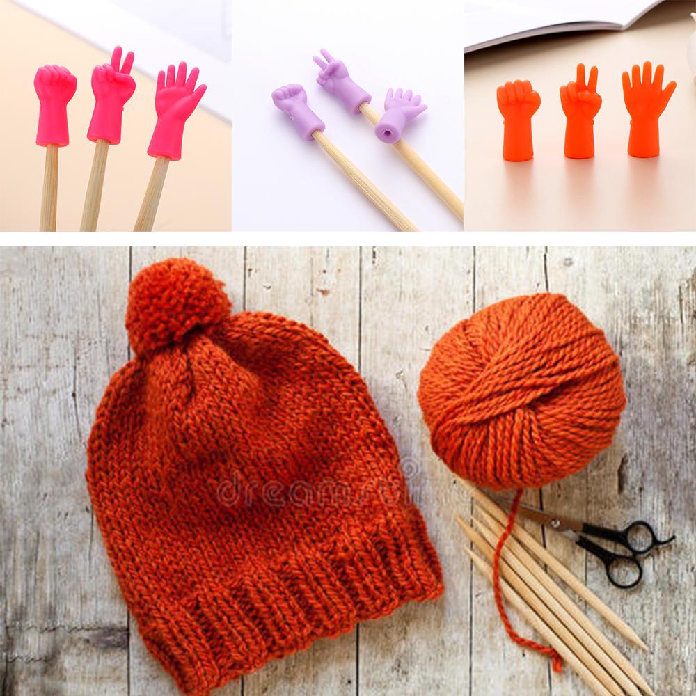 Tail Buckle Mix Shaped Sewing Tools Knitting Needles Stitch Protectors Needle Tip Weave Stopper