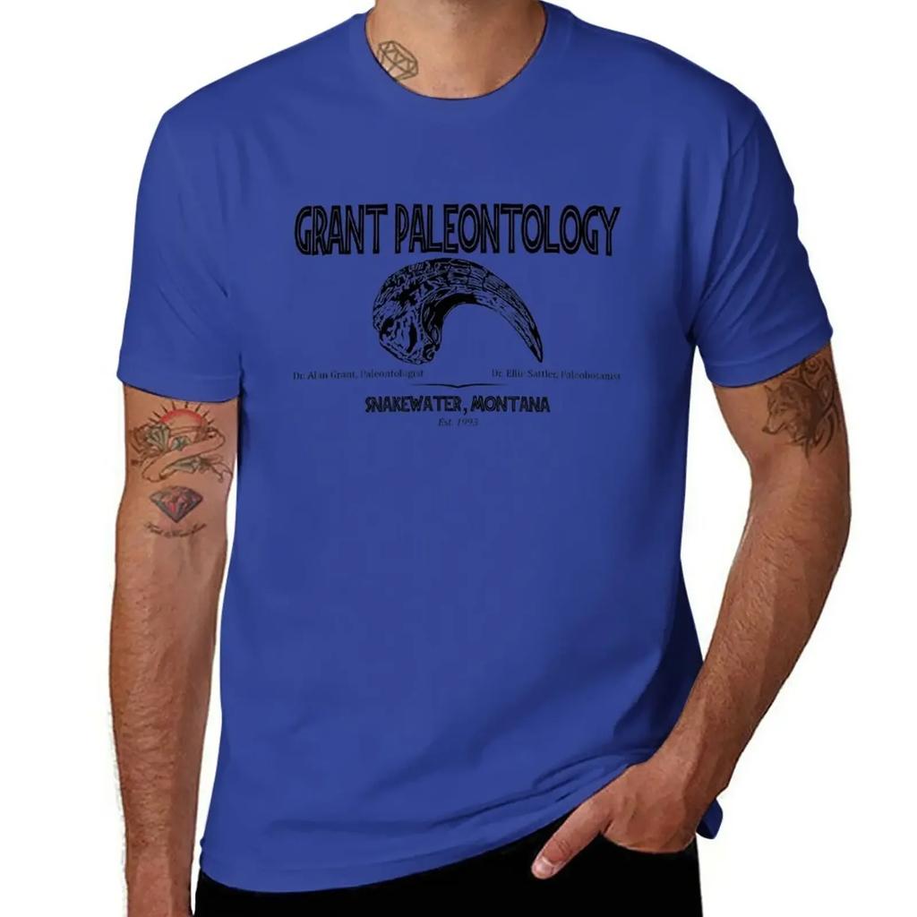 Grant Paleontology T-Shirt plain vintage clothes summer clothes funny t shirts for men