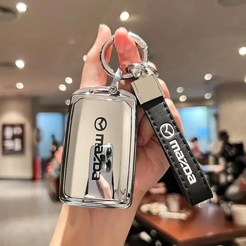 2025 Hot Silver TPU Car Remote Key Cover Case Holder Protector Fob For Mazda 3 Alexa CX30 CX-4 CX5 CX-5 CX8 CX-8 CX-30 CX9 CX-9