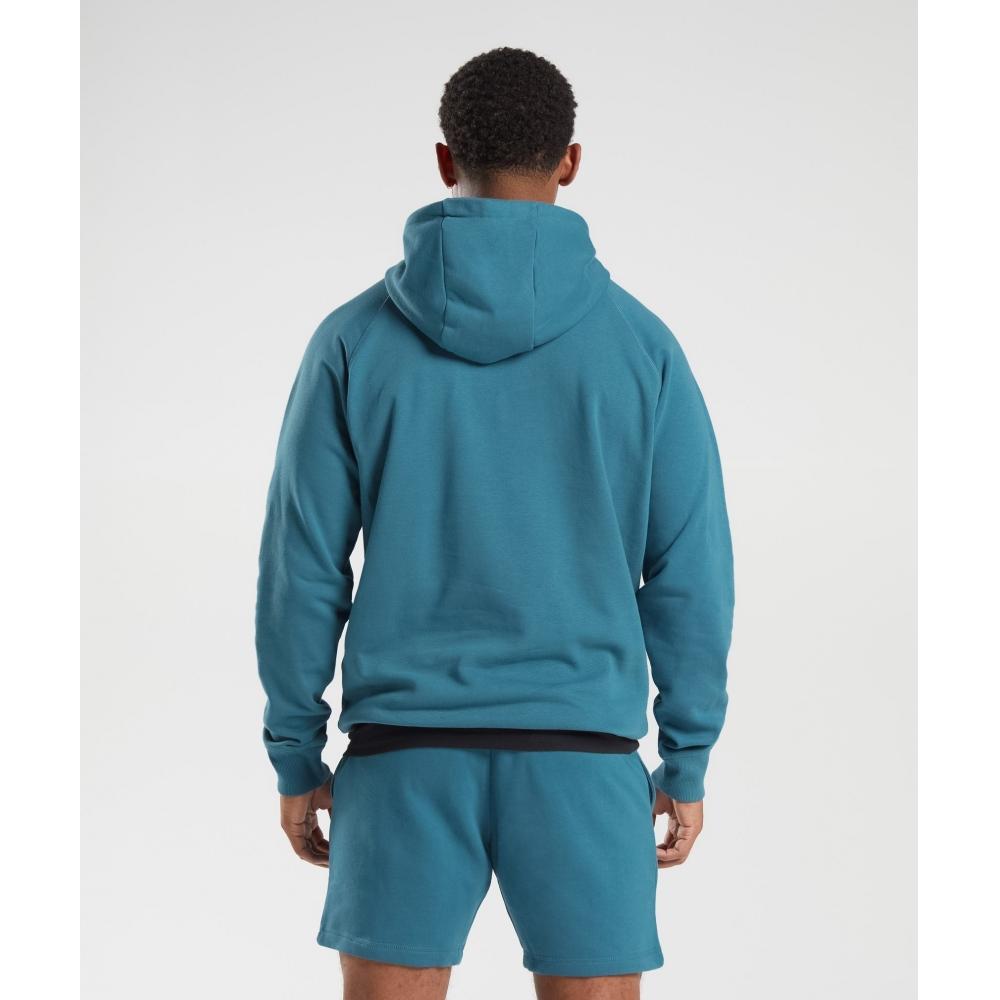 Gymshark Толстовка с капюшоном Crest Terrace Blue A2a4g Ub9v