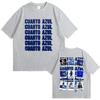 Cuarto Azul Album Double Sided Collage T-Shirt Latin Pop Artist Oversized White Unisex Music Oversized Women And Men T-shirts