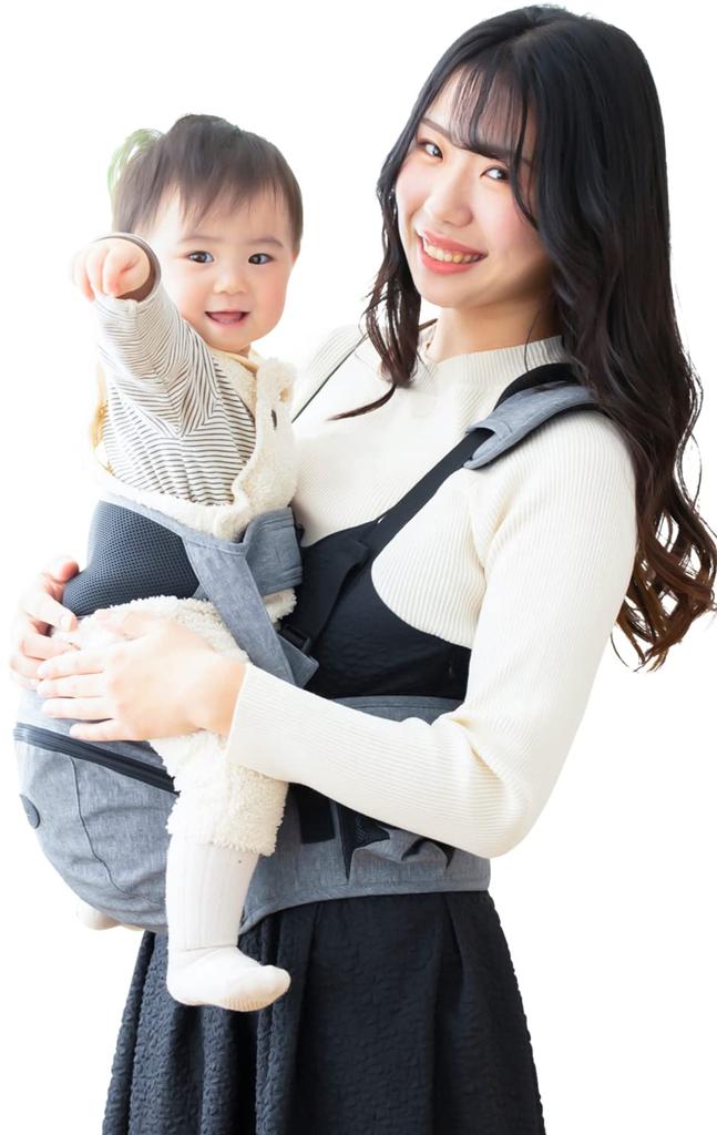 Hip Seat Baby Carrier by Both Childcare Workers and with Auxiliary Baby Seat Baby Supports Babies Up To Mesh Construction Prevents Lightweight and