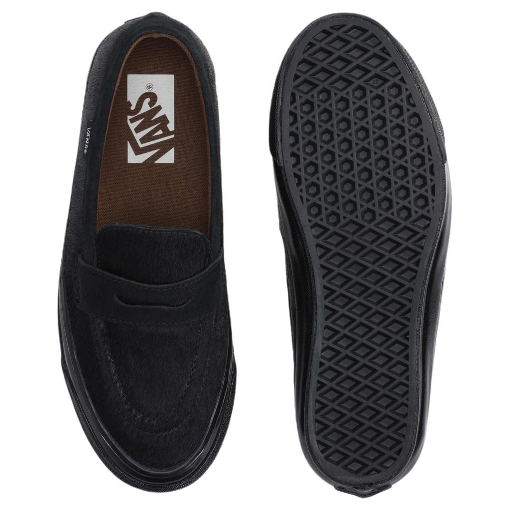 Vans Лоферы 53 Премиум Пони Кожа Удобные Лоферы Унисекс Лоферы Черные VN000VASBLA