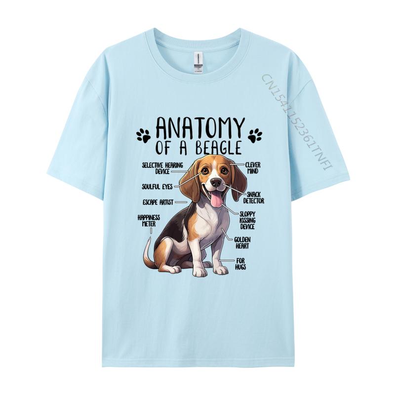 Beagle Anatomy Beagle Dog Tshirt Vintage Funny Tshirts Gifts TShirt T Shirts for Unisex Customized Tees Cotton