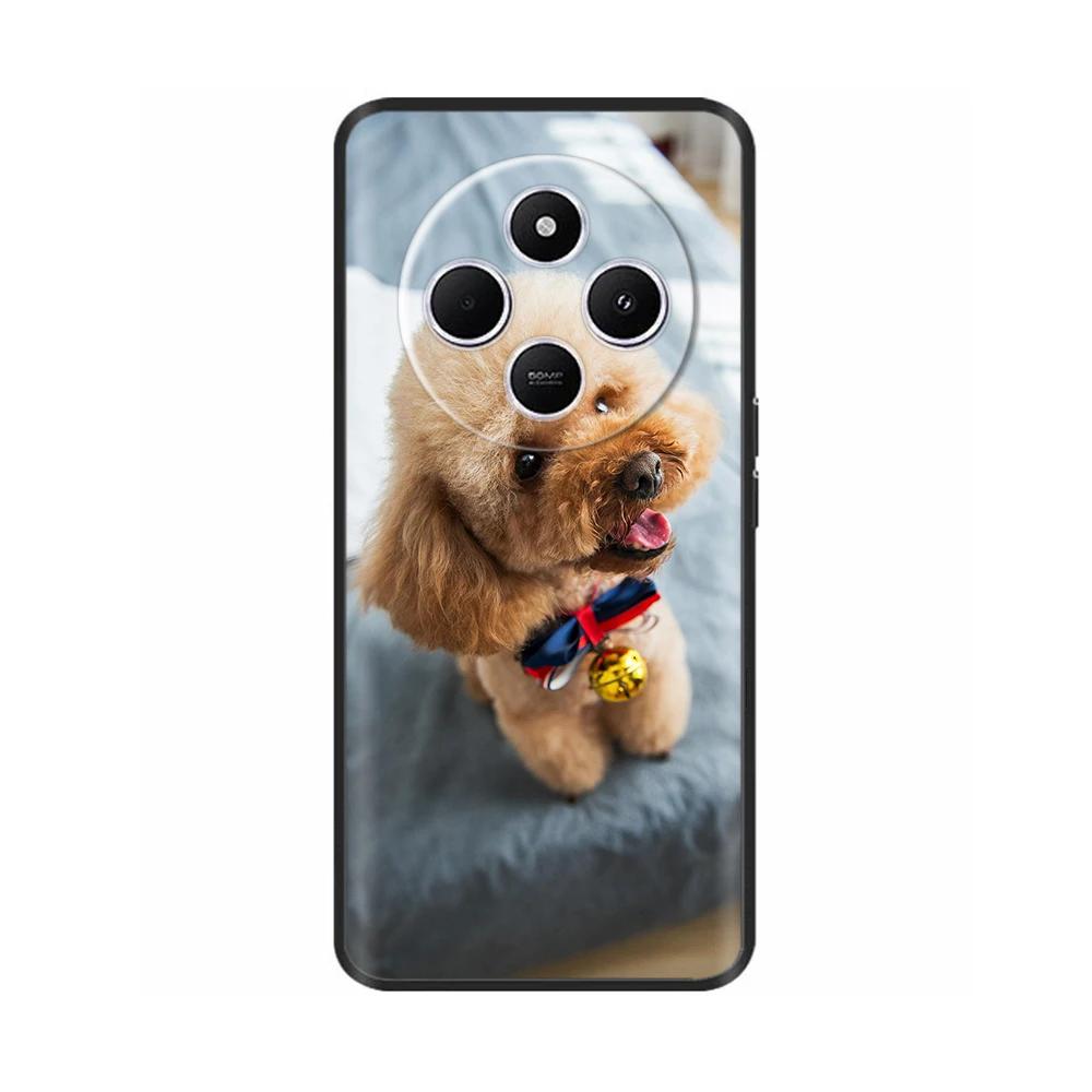 Ударопрочный чехол Funda для Xiaomi Redmi A4 5G Чехол 6,88" Мягкий ТПУ Силиконовый Чехол для Телефона для RedmiA4 2024 A 4 Capas С принтом Сердце Цветок