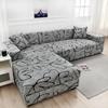 New Style Printed L Shape Sofa Covers For Living Room Sofa Protector Anti -Dust Elastic Stretch Covers For Corner Sofa Cover