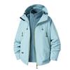 Unisex Three-in-One Outdoor Jacket: Windproof, Waterproof, Breathable, Mountaineering Autumn/Winter Style