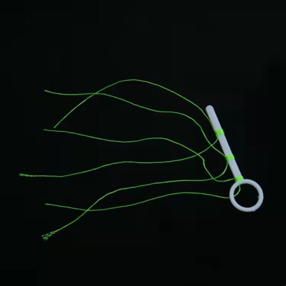 50pcs Fishing Tools Bobber Looper Stop Knots Cotton Thread Cotton Thread Knot   Sea Fishing