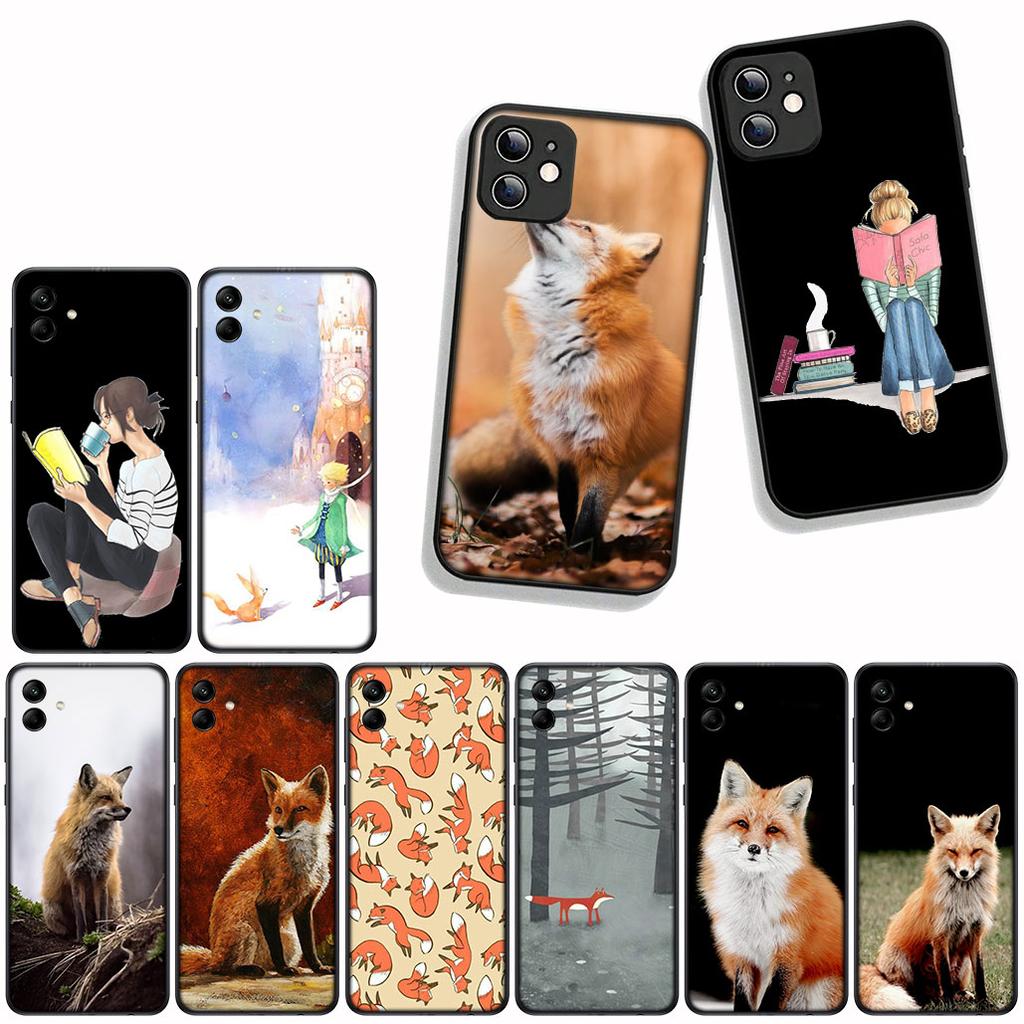 for Samsung Galaxy A07 A13 A12 A23 A42 A50 A51 A52 A53 A70 A71 A72 A21S A04 Note 20 9 8 10 Phone Case Anime fox funny foxs cute