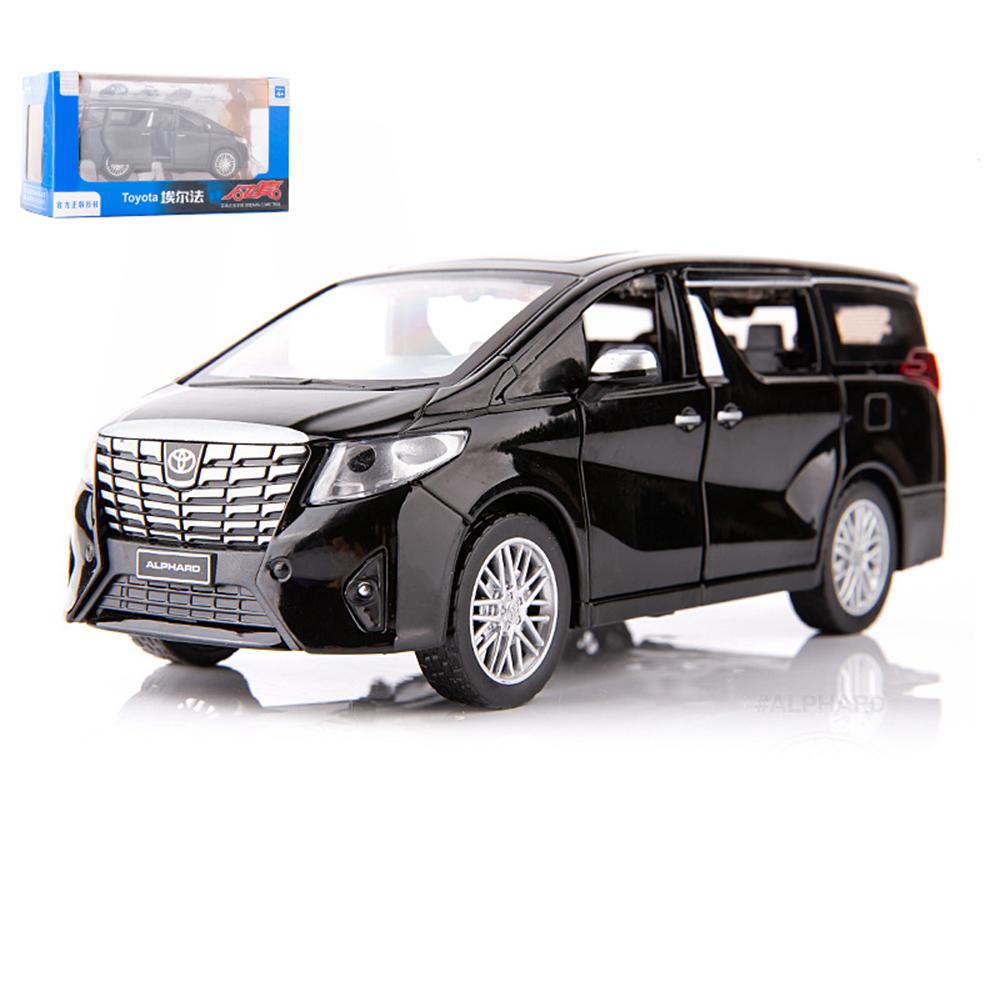 1/29 модель электромобиля Toyota Alphard Boy Collection, удлиненные легкосплавные автомобили, мужской сувенир, подарок на день рождения для детей