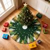 36 Inch Christmas Tree Skirt Cute Snowman/Gnome Rustic Xmas Tree Skirt Winter Holiday Party Tree Mat for Indoor Outdoor Home Decoration