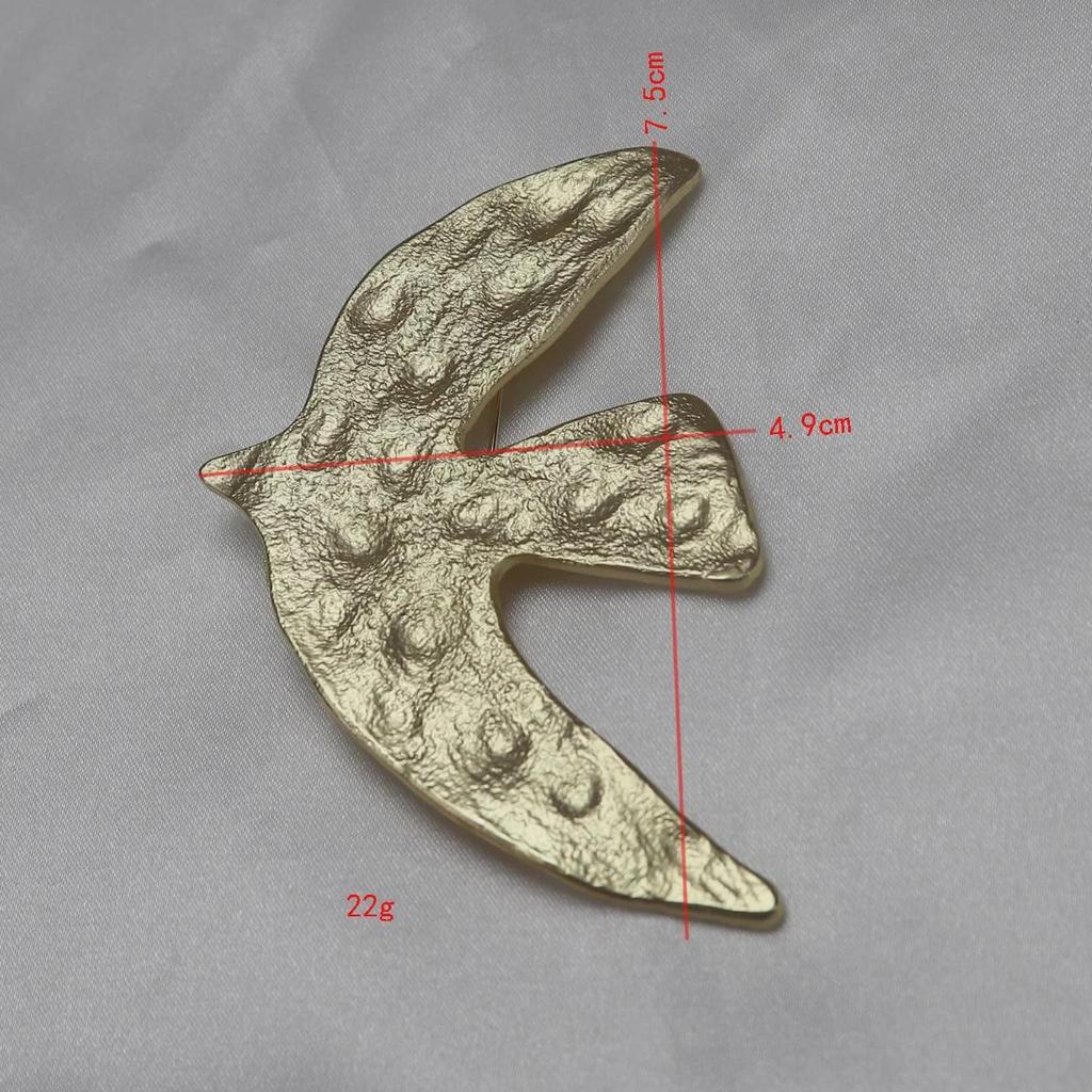 Medieval French Cecile Peace Dove Brooch Replica