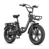 Engwe L20 Boost Electric Bike for Adults, 20" Fat Tire Step-Through E-Bike for Women 48V 13A Battery, Shimano 7 Speed