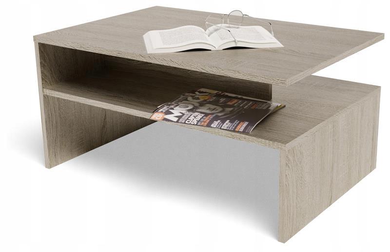 Boston Ex3 Sonoma Coffee Table, 18Mm Board, With Shelf