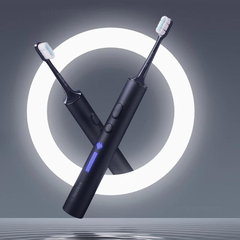 Xiaomi T700 Sonic Electric Toothbrush Teeth Whitening Ultrasonic Vibration Oral Cleaner Brush Smart APP With Replacement Brush