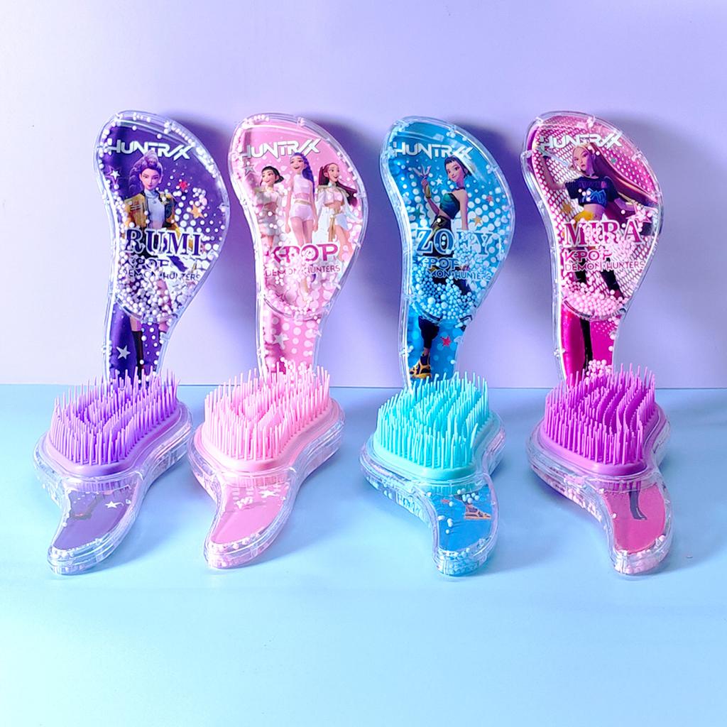 New Hot KPOP Demon Hunter Girl Group Acrylic Hair Ties, Hairpins, Cute Cartoon Combs, and Other Accessories for Little Girls