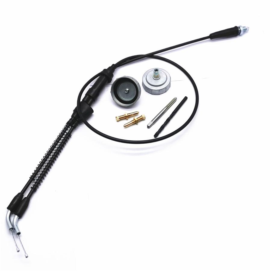 Комплект заглушек тросика газа, крышки карбюратора и винтов холостого хода для Yamaha Yfz350 Banshee 1987-2006.