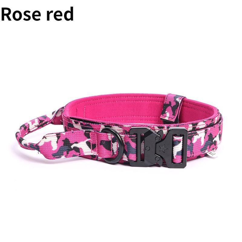 1 шт. военный тактический ошейник для собак среднего размера, регулируемый ошейник для собак среднего и большого размера для овчарки, прочный ошейник для дрессировки собак