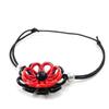 [I4889] - Дизайнерский браслет «Маргарита» красный черный