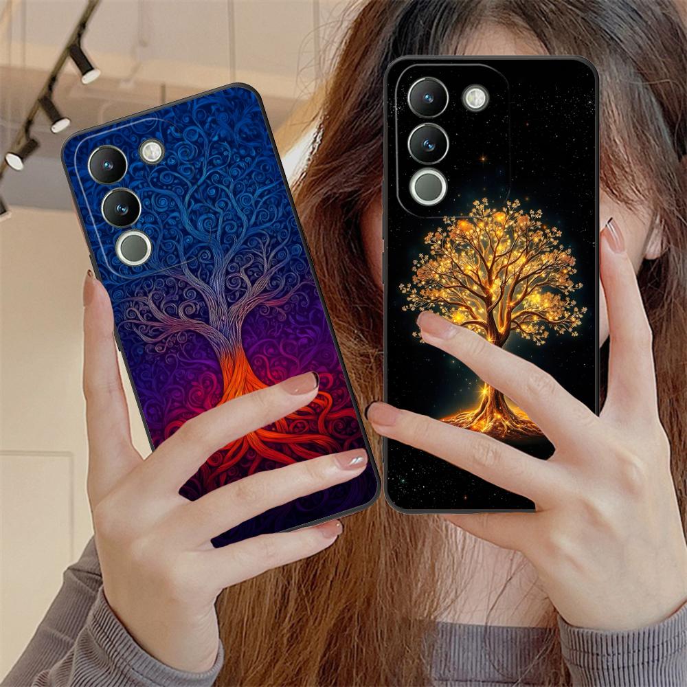 Чехол для мобильного телефона 'Древо Жизни Мира' для VIVO V60 V50 V40 V30 V29 V27 V25 V23 Pro Lite 5G Цветной Печатный Чехол для Смартфона Красивый