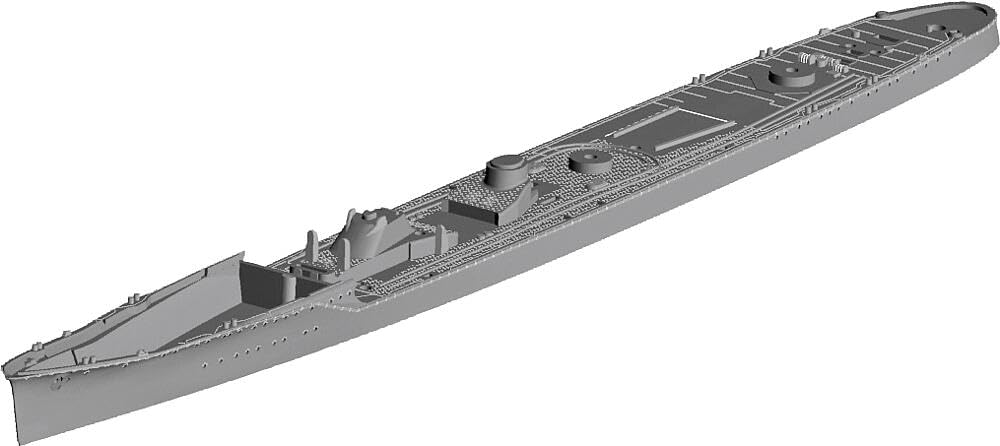 Hasegawa Waterline Series Japanese Navy Destroyer Hayanami Plastic Model Kit 462 1/700