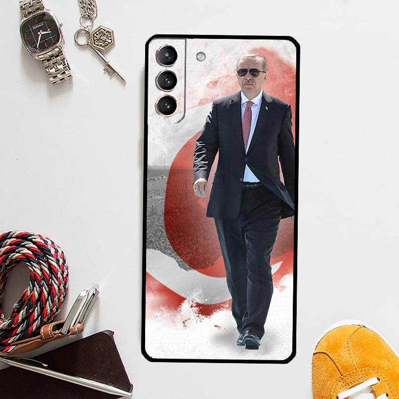 Чехол «Президент Турции Реджеп Тайип Эрдоган» для Samsung Galaxy S24 Ultra S23 S22 S21 Plus S20 FE S8 S9 S10 Note 10 20 Ultra Cover