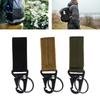 Tactical Key Ring Belt Holder Nylon Webbing Buckle Carabiner Molle Belt Clip Key Buckle Suitable for Outdoor Sports