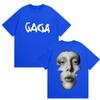 Леди Гага The Mayhem Ball Tour 2025 Графические Футболки Унисекс Женские Повседневные 100% Хлопок Короткий Рукав Футболка Хип-Хоп Одежда Футболка
