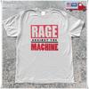 Футболка Rage Against The Machine с большим логотипом, унисекс, белая, хлопок, размеры S-5XL