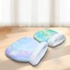 Plush Cat Cave Bed Tie-dye Color Kitten Quilt Bed Cute Cat Nest Mat  Pet Supplies