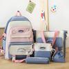 Schoolbags for Girls Elementary School Students Five Piece Backpacks for Middle School Students Junior High School Students Backpacks