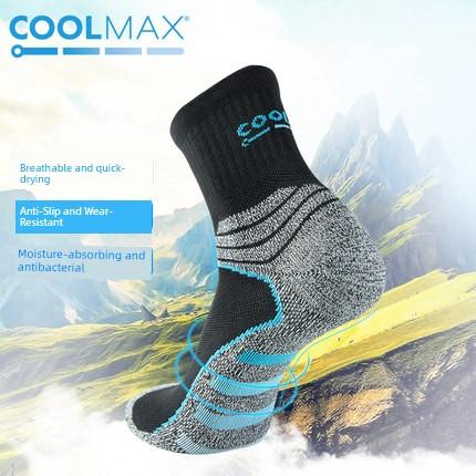 Детские спортивные носки для улицы Coolmax, взрослые, быстросохнущие, дышащие, летние, семейные, для хайкинга, треккинга и бега, короткие