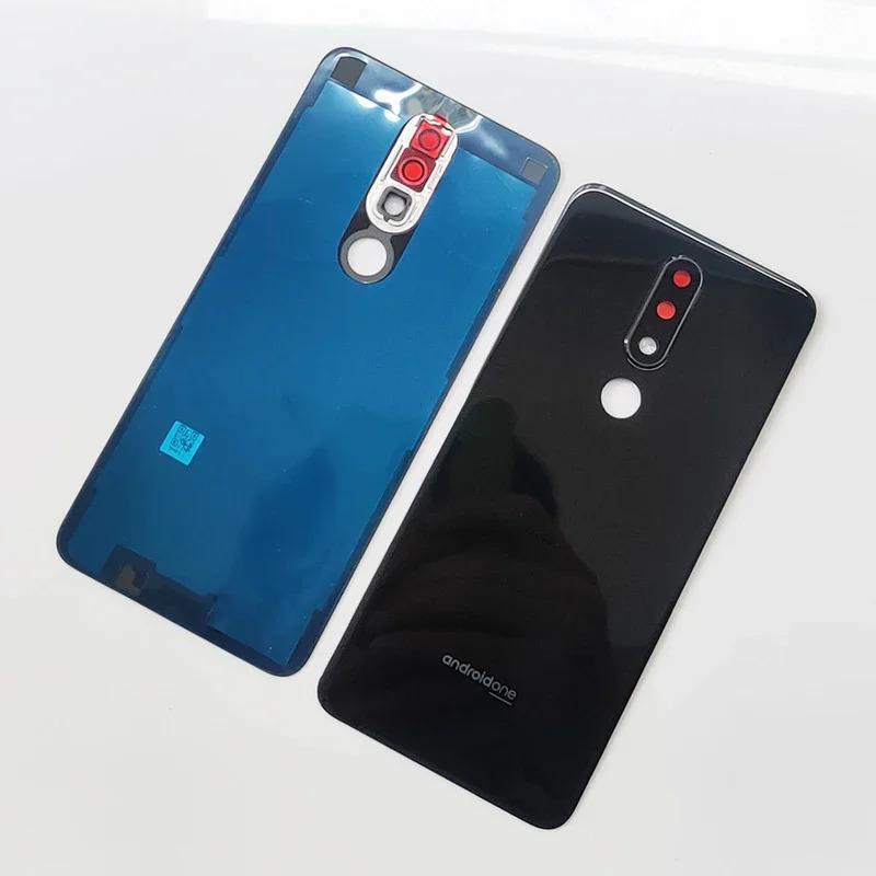 Заднее стекло Для Nokia 5.1 6.1 Plus Nokia X5 X6 Задняя крышка Панель Корпус Замена
