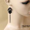 Mixed Batch, Physical Shooting, European and American Style Lace Fringed Long Earrings, Earrings, Pendants, Jewelry EH-