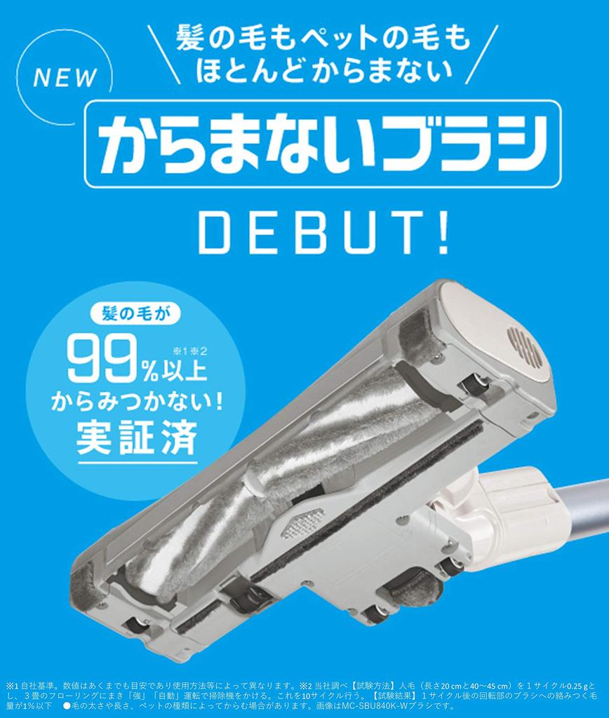 Пылесос Panasonic Cyclone Brush с датчиком обнаружения домашней пыли Shiny Brown Tangle-free MC-SR38K-T