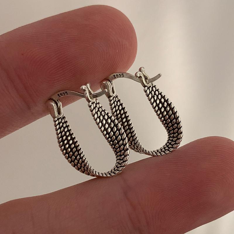 foxanry Винтажные серьги ручной работы для женщин и пар, предотвращающие аллергию, модные простые геометрические украшения, подарки