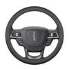 Премиальная кожаная оплетка руля для Lincoln MKC, MKZ, Aviator, MKX, Navigator