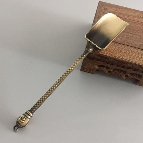Useful Food Grade Rust-proof Sturdy Portable Chinese Kung Fu Tea Scoop Kitchen Supplies Tea Scoop