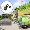 Bike Trailer Hitch Coupler Heavy Duty Bike Trailer Connector Parts Universal Kids/Dog Bike Coupler Replacement Baby Stroller Trailer Attachment