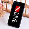 Scuba Diving Dive Flag Phone Case Cover For iPhone 17 Air 16 15 14 plus 12 13 pro max coque Shell Fundas