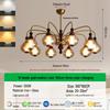Song Dynasty Bamboo Chandelier: Retro Aesthetic for Living Room and Bedroom